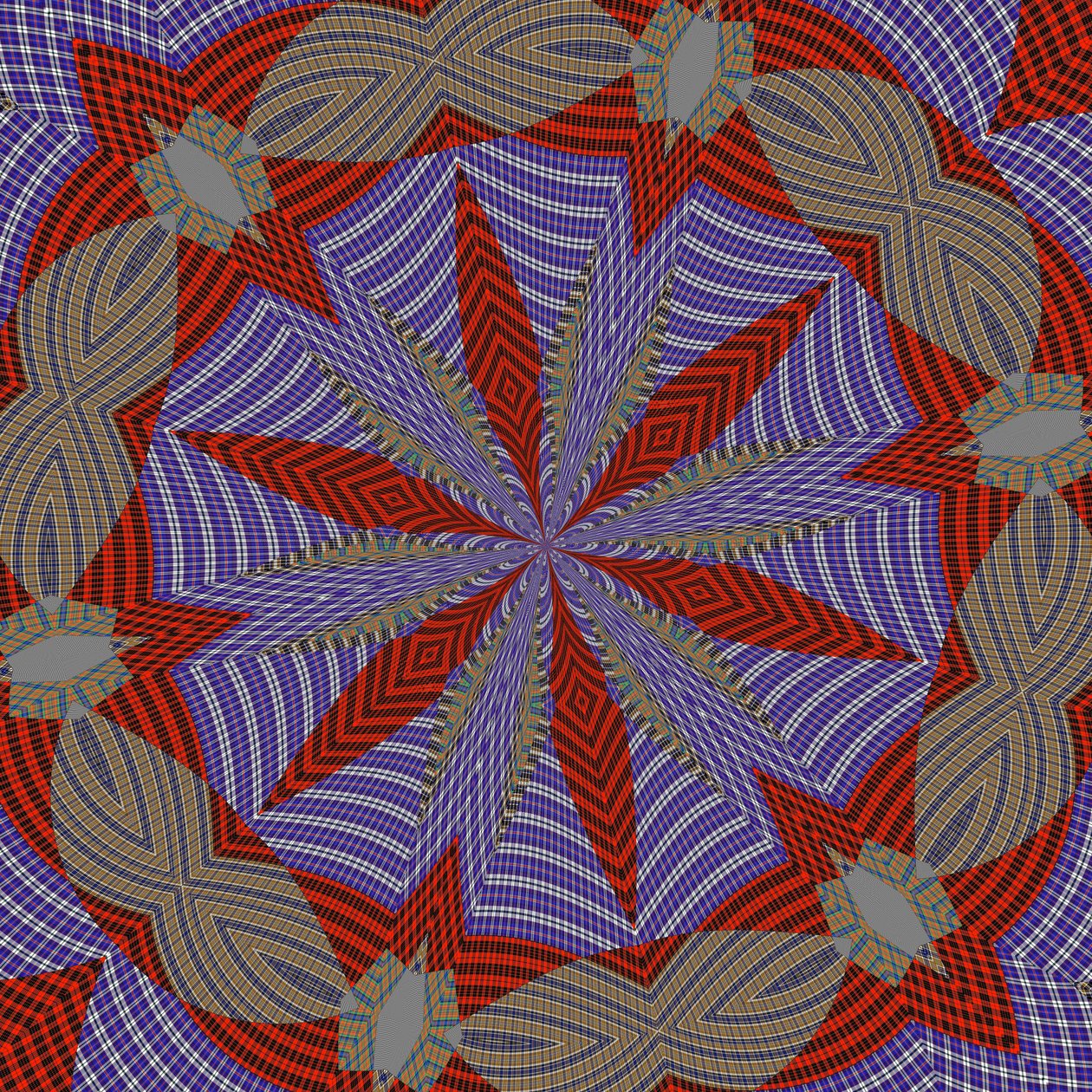 symmetri #33,2019,(blandade media) av Alex Caminker
