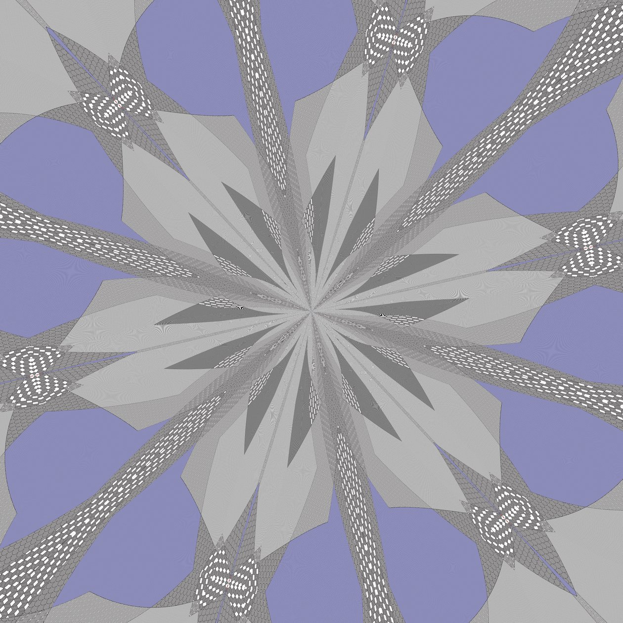 symmetri #35,2019,(blandade media) av Alex Caminker