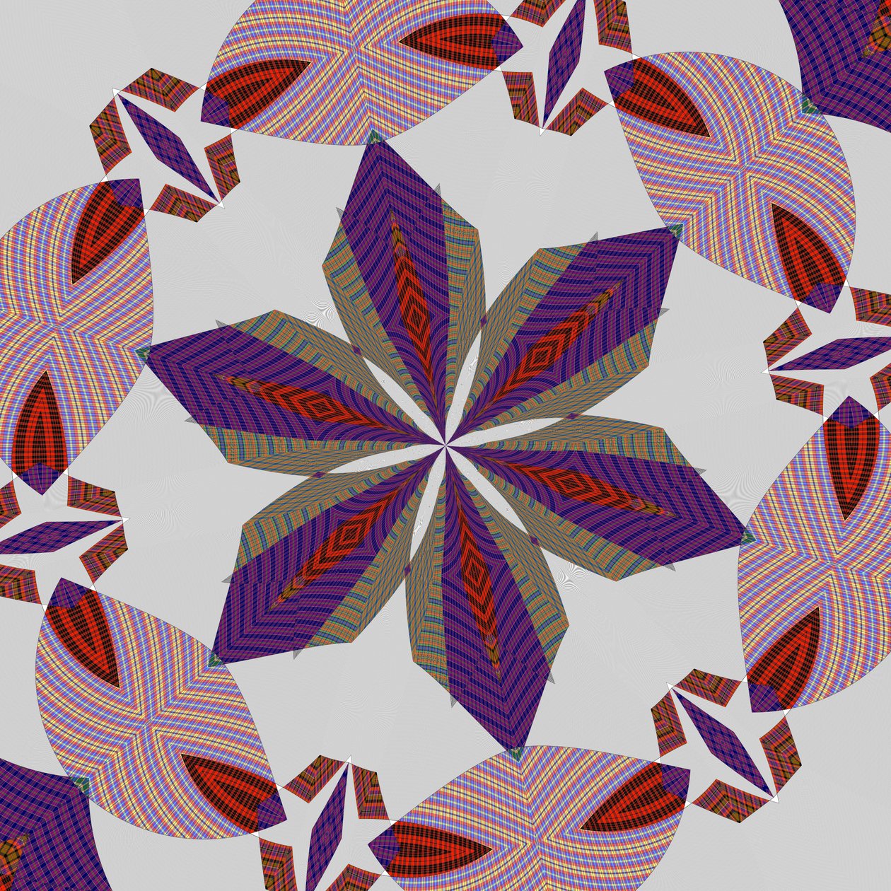 symmetri #41,2019,(blandade media) av Alex Caminker