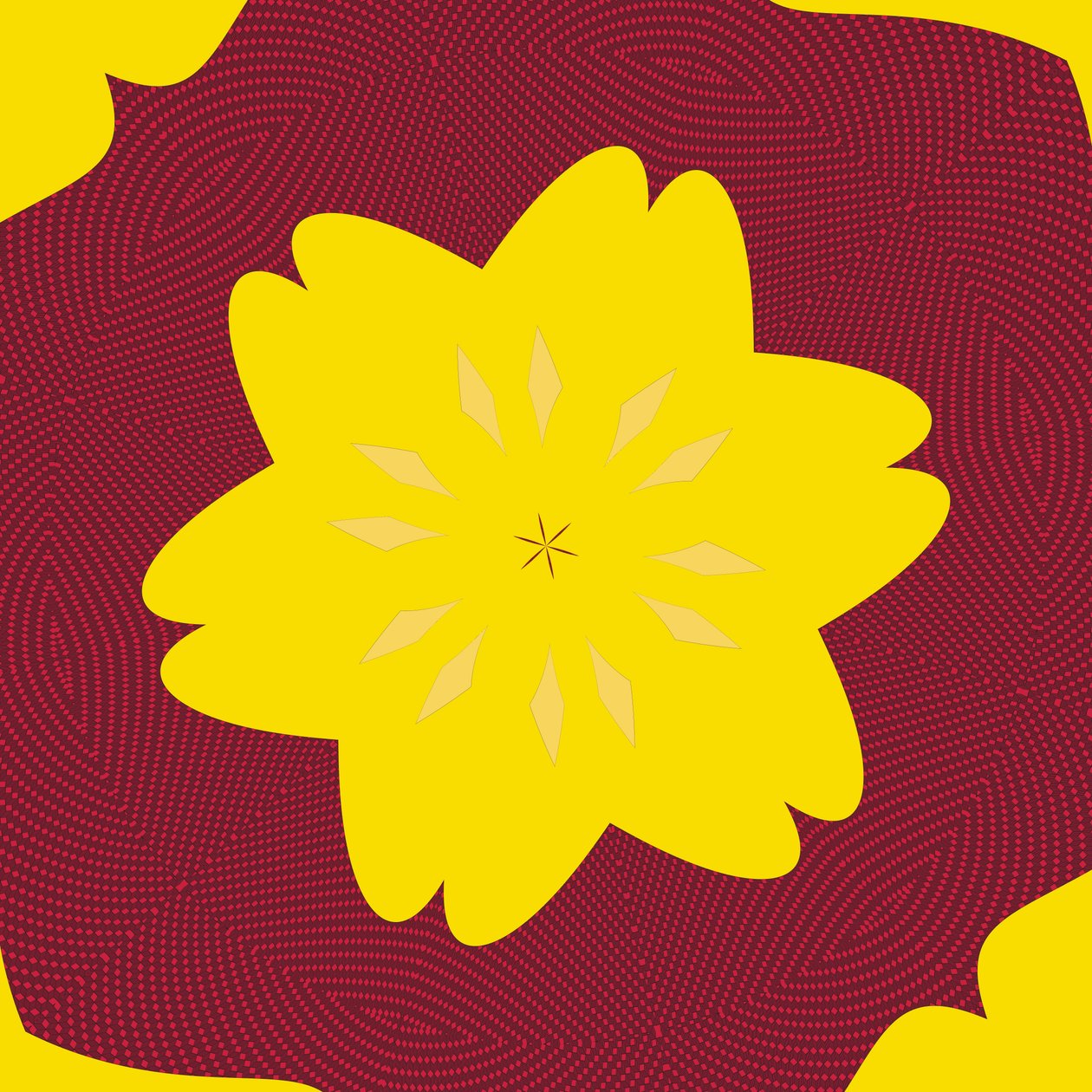 symmetri #50,2019,(blandade media) av Alex Caminker