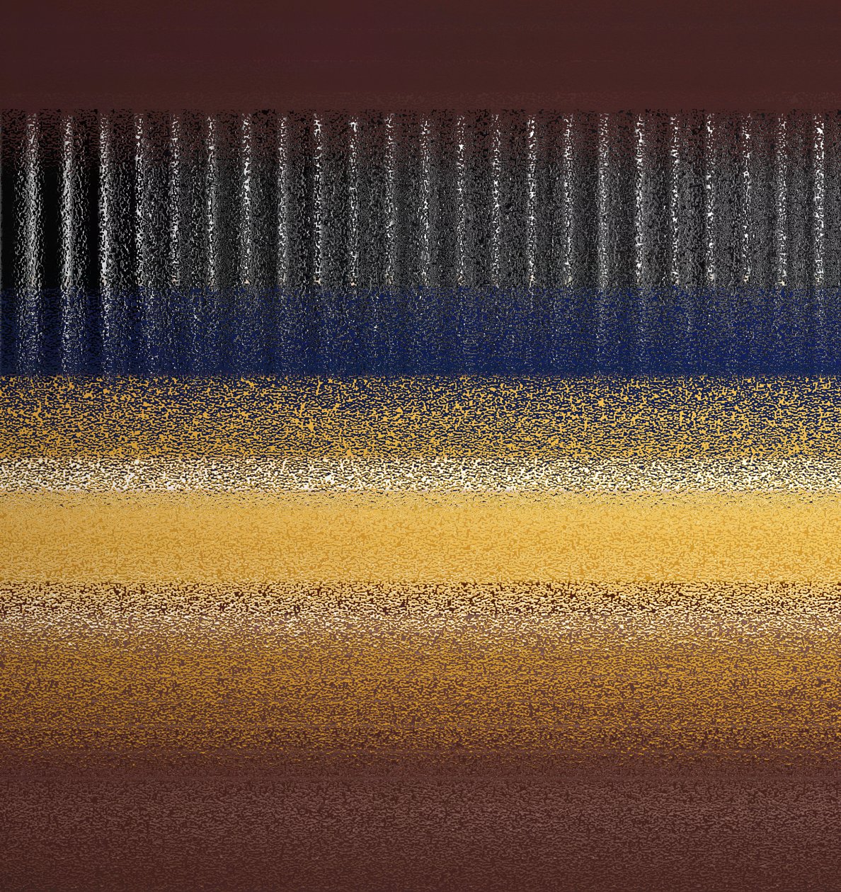gräset på kvällen, 2017, (digitalt) av Alex Caminker