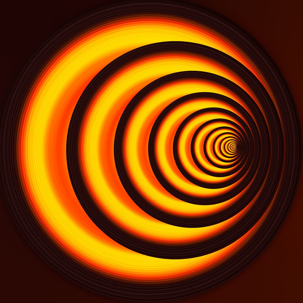 underjordisk väg (orange), 2019, (blandade media) av Alex Caminker