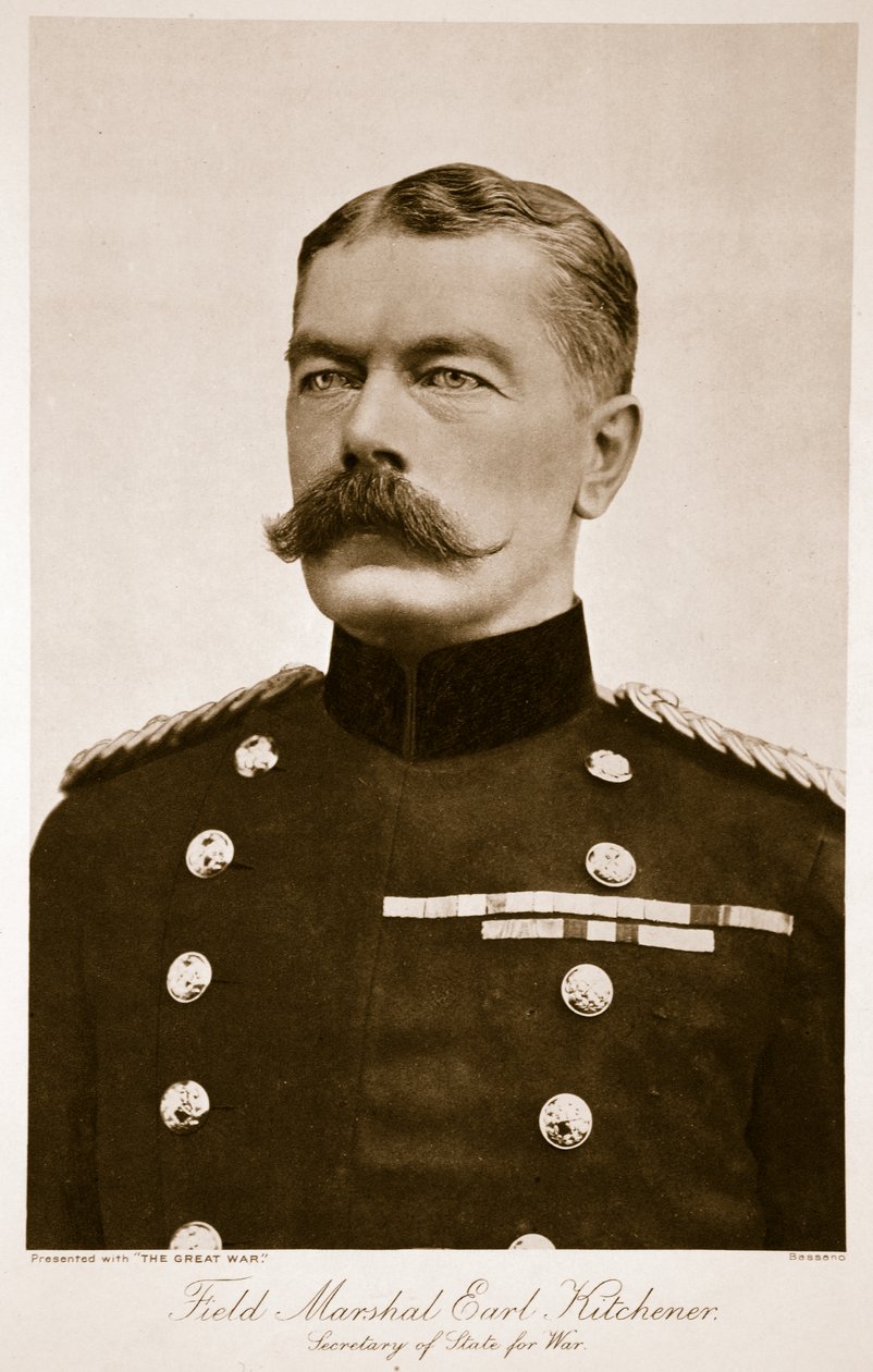Fältmarskalk Earl Kitchener, 1914-19 av Alexander Bassano
