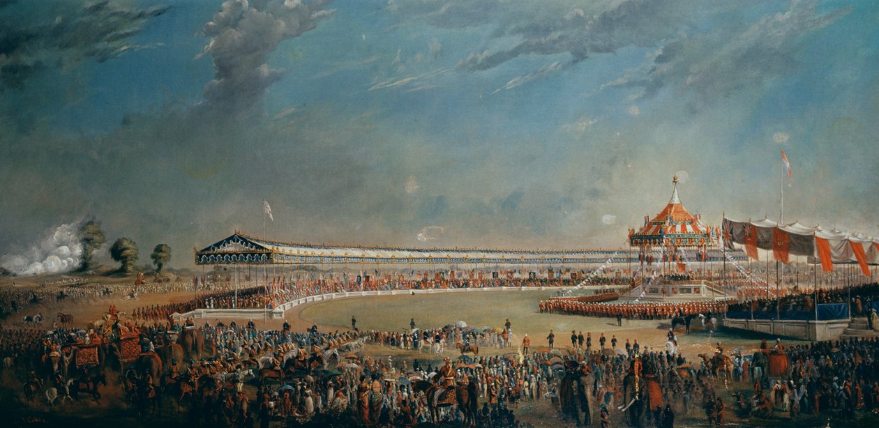 Delhi Durbar, firande med anledning av att drottning Victoria blev kejsarinna av Indien, 1877 av Alexander Caddy