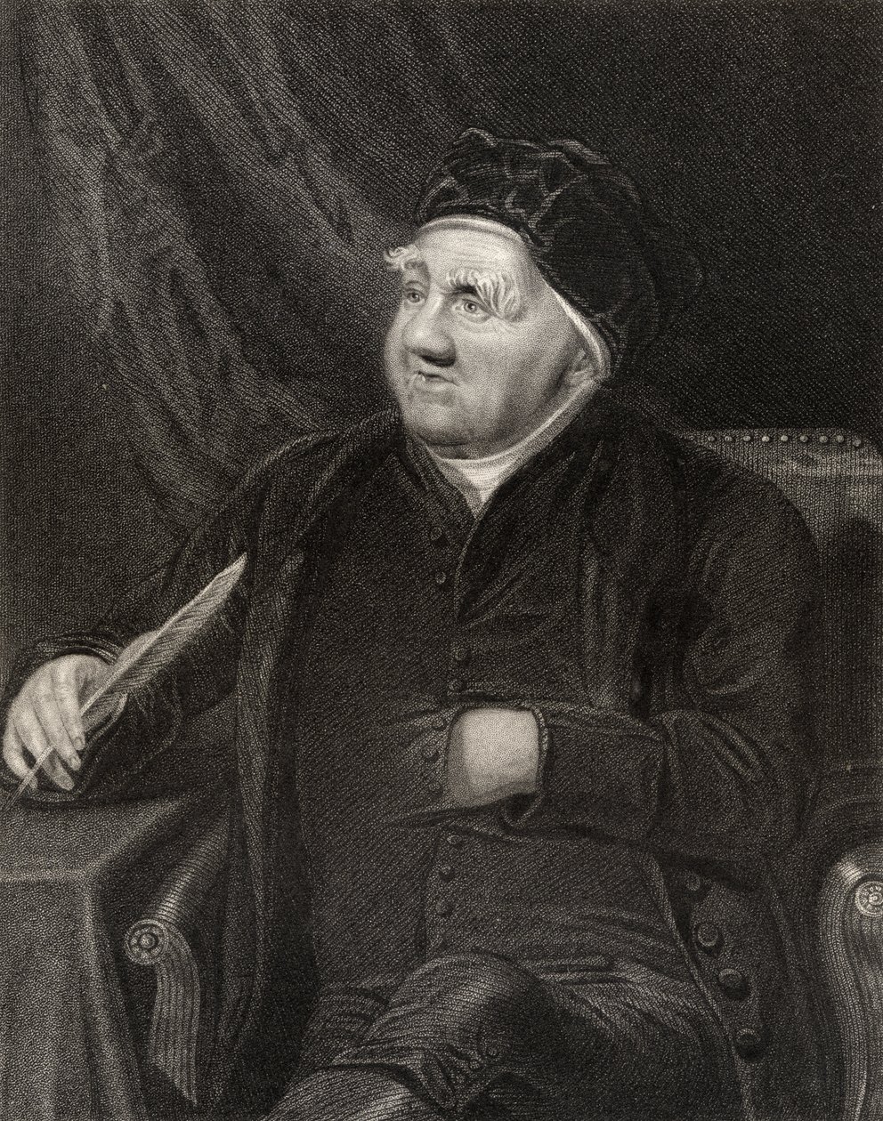 Samuel Parr, graverad av John Cochran (fl.1821-65), från 