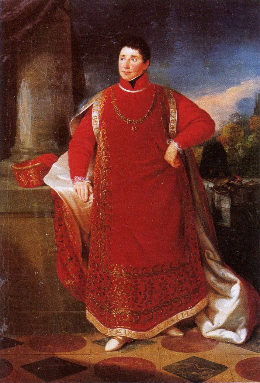 Charles Alain de Rohan jako rytí ádu zlatého rouna av Alexander Clarot