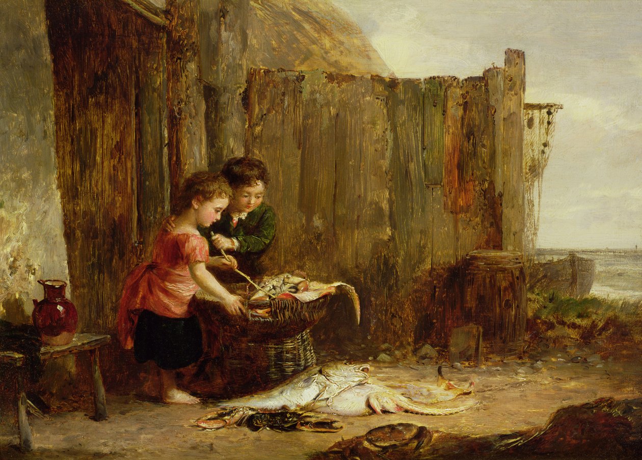 Morgonfångsten, 1800-talet av Alexander Jnr. Fraser