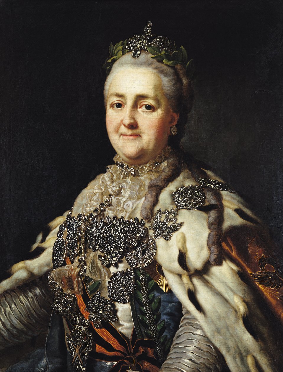 Porträtt av Katarina II (1729-96) av Ryssland av Alexander Roslin