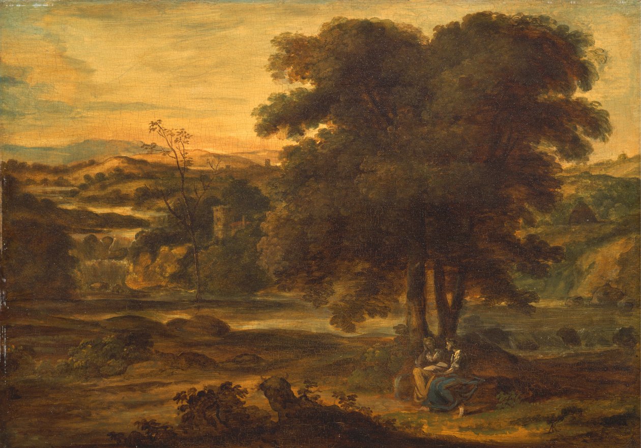 Klassiskt landskap av Alexander Runciman