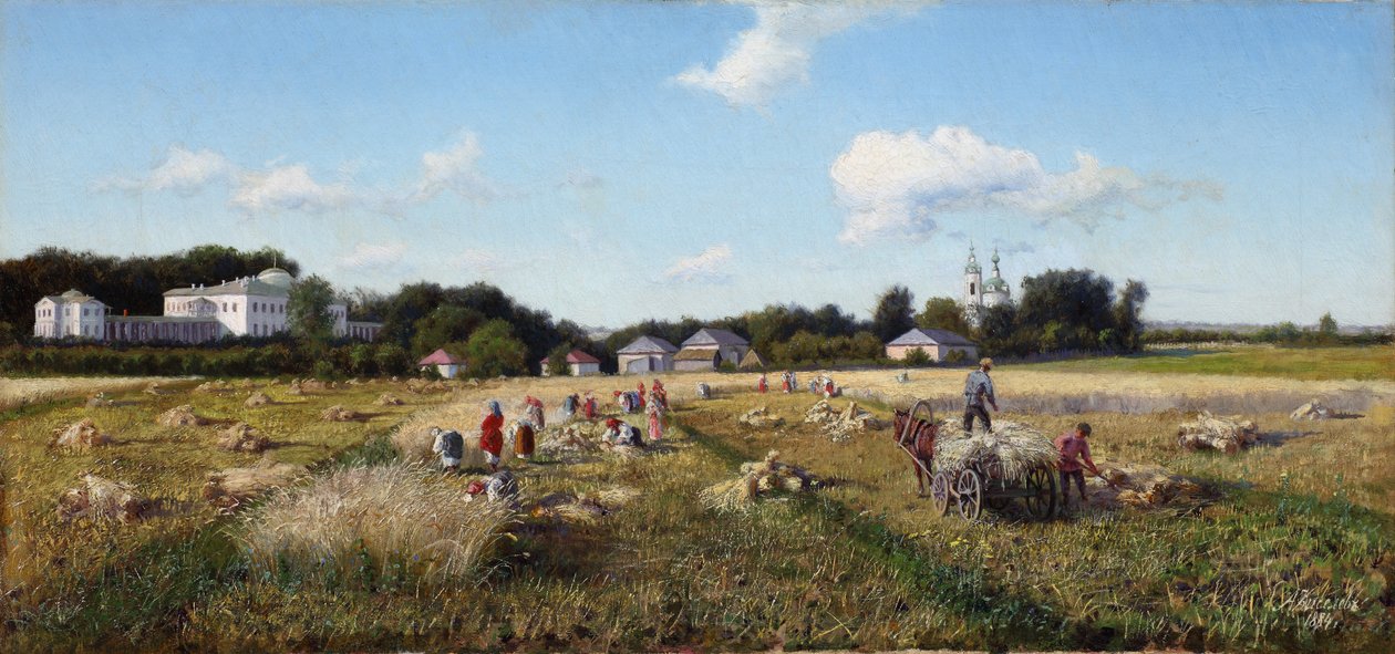 Skörd, 1884. av Alexander Alexeyevich Kiselev