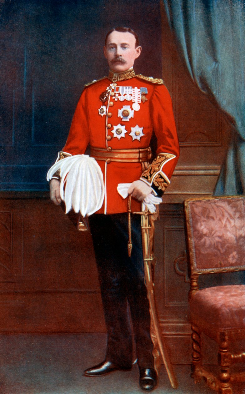 Generallöjtnant Sir Archibald Hunter, chef för 10:e divisionen, Sydafrika, 1902. av Alexander Bassano