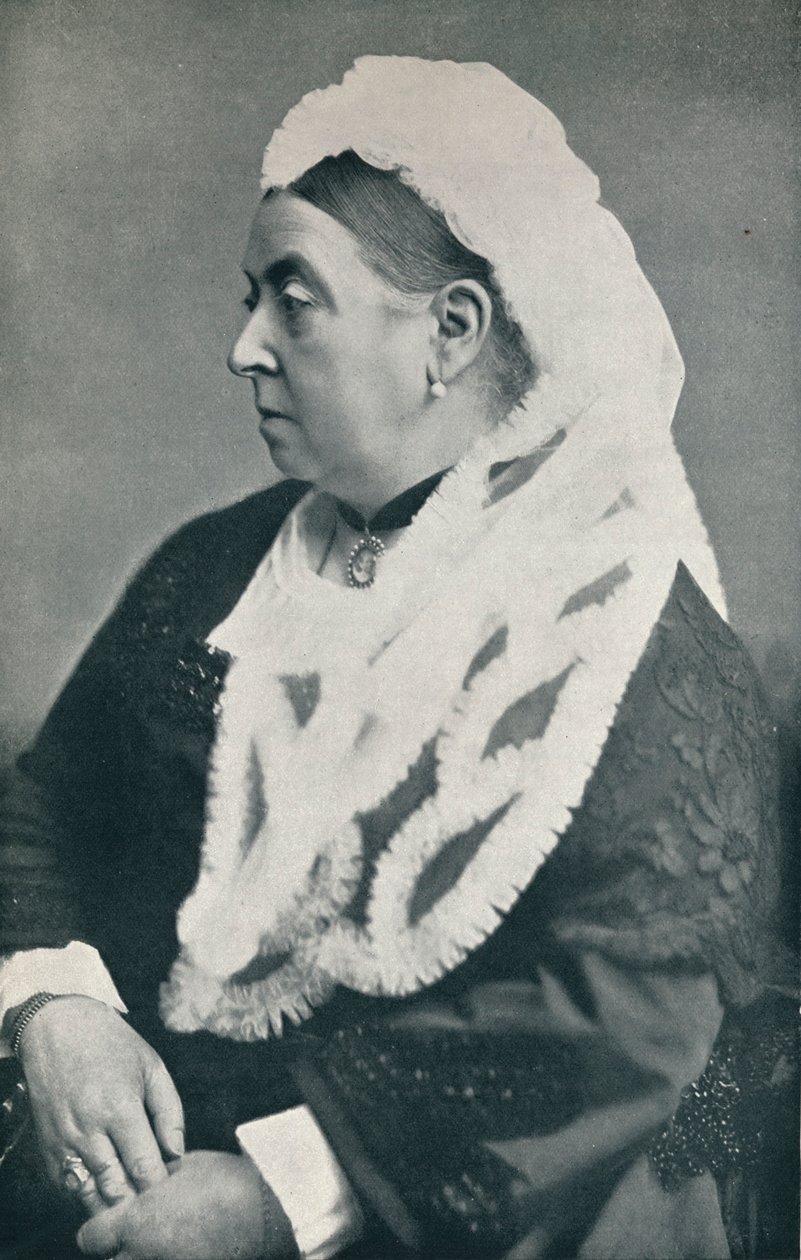 Drottningen vid en ålder av sextiosex, c1885, 1901 av Alexander Bassano