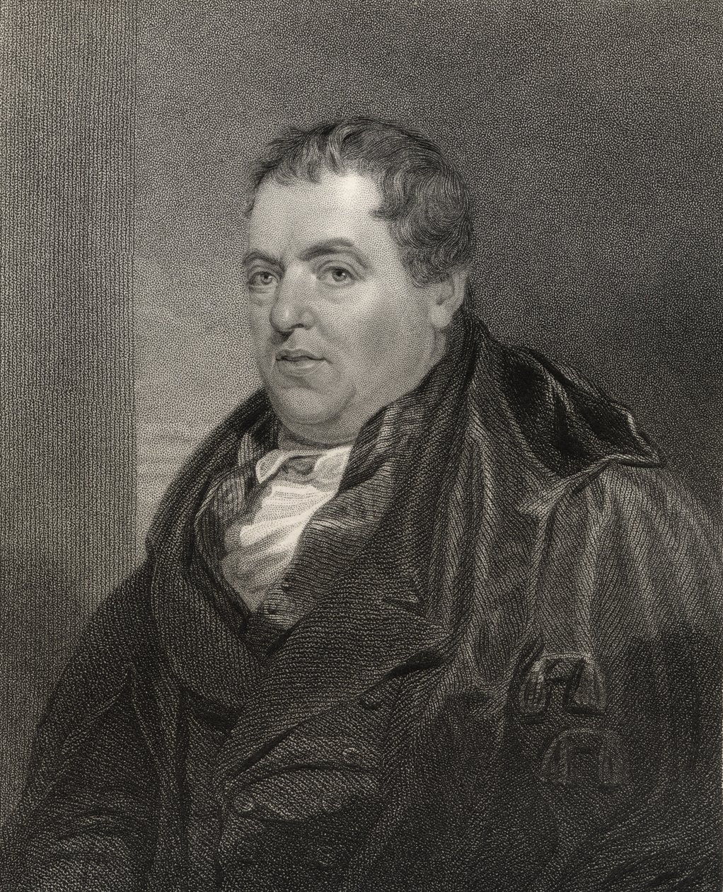 Sir John Leslie, graverad av H. Cook, från 
