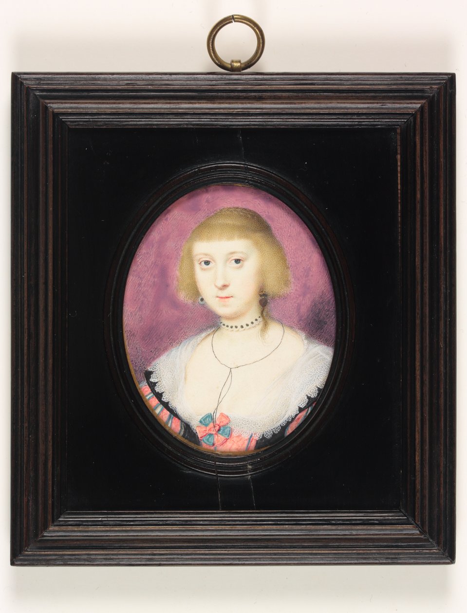 Lady Katherine Manners, hertiginnan av Buckingham (akvarell på veläng) av Alexander Cooper