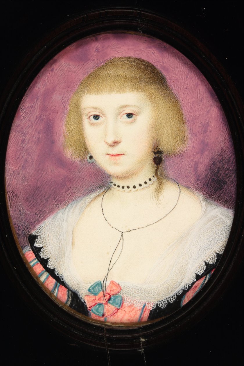Lady Katherine Manners, hertiginnan av Buckingham (akvarell på veläng) av Alexander Cooper