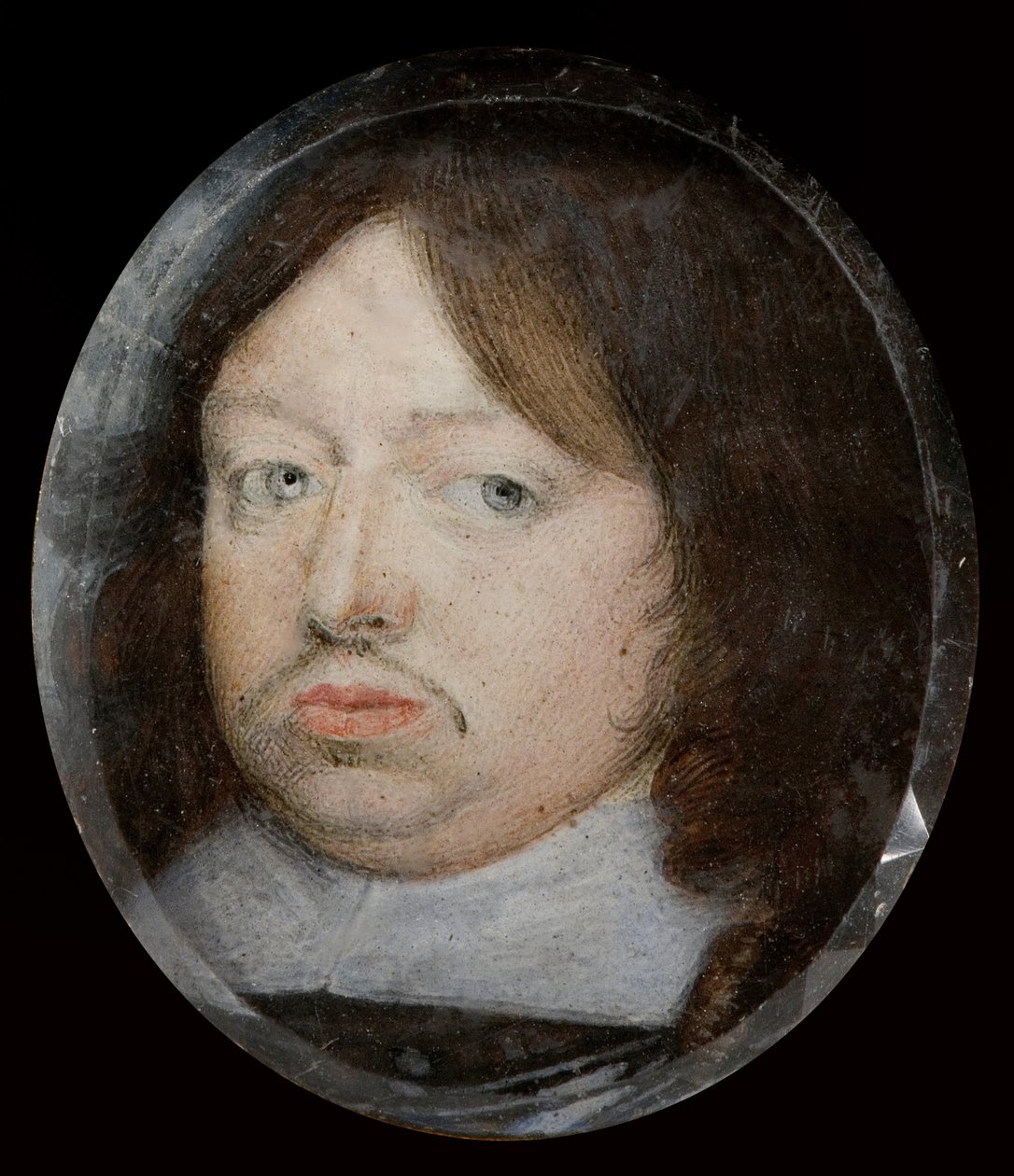 Miniatyr av Karl X, Sveriges kung, ca 1650 (gouache) av Alexander Cooper