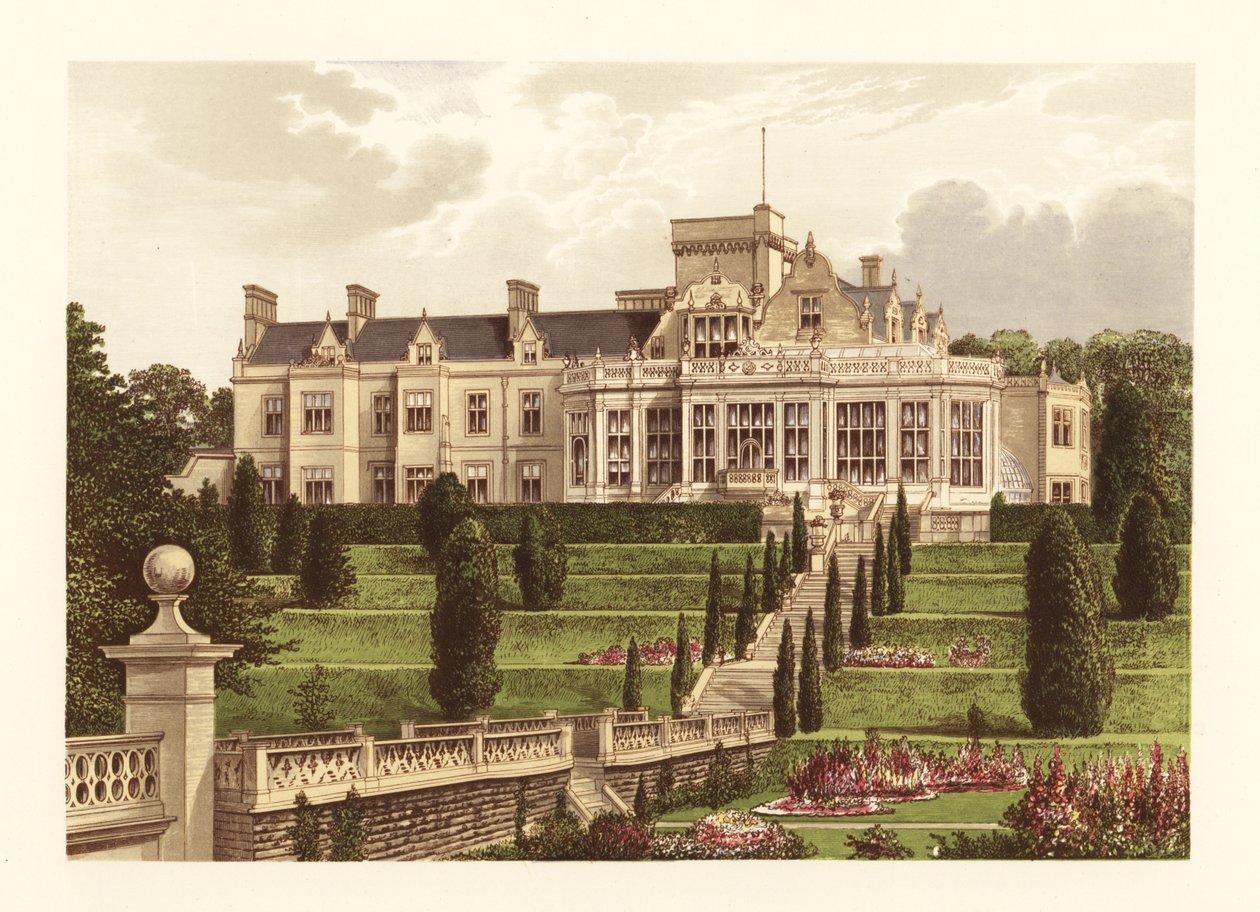 Easton Hall, Lincolnshire, England. av Alexander Francis (after) Lydon