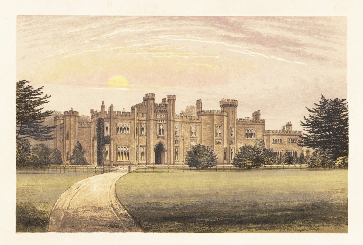 Garnstone, Herefordshire, England. ,1880 (gravyr) av Alexander Francis (after) Lydon