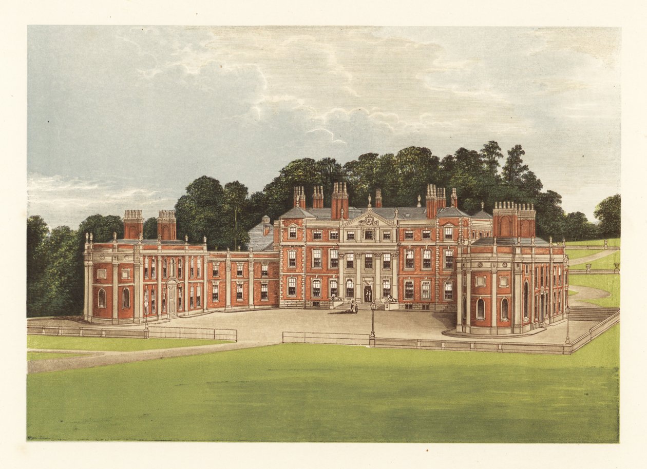 Hawkstone Hall, Shropshire, England. av Alexander Francis (after) Lydon