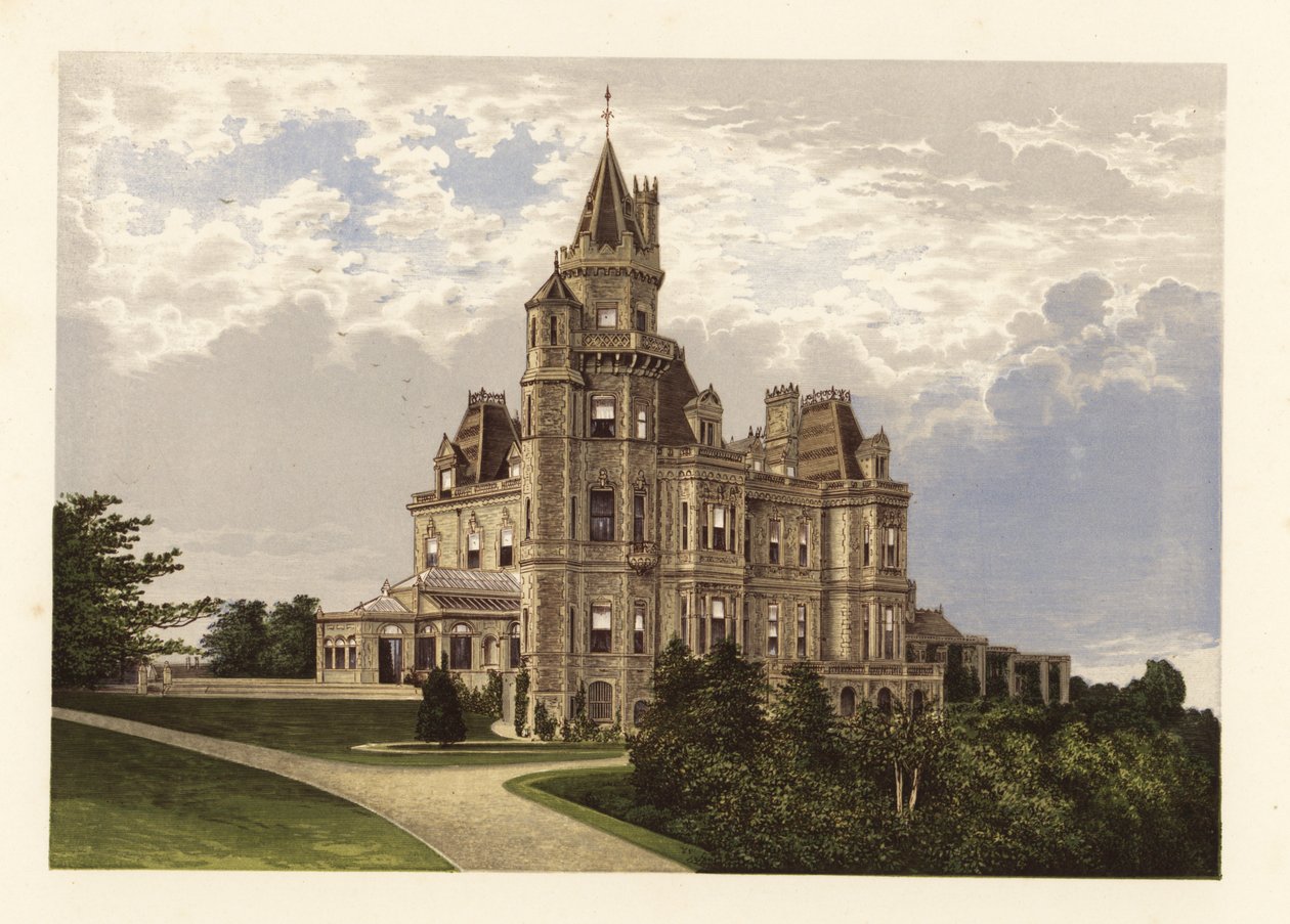 Normanhurst, Sussex, England. ,1880 (gravyr) av Alexander Francis (after) Lydon