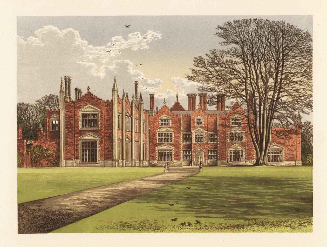 Witchingham Hall, Norfolk, England. av Alexander Francis (after) Lydon