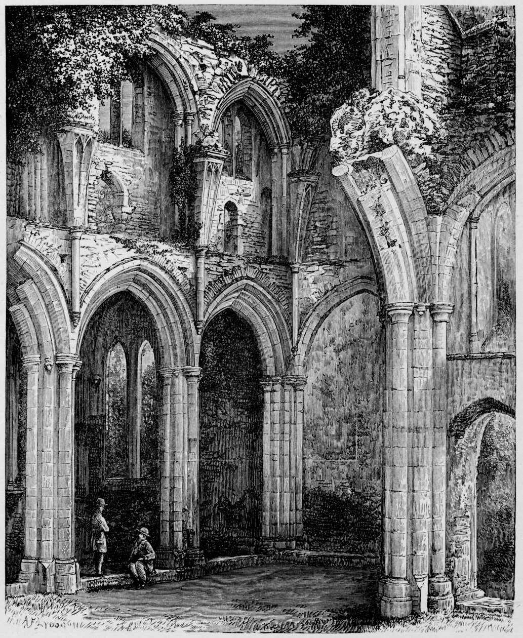 Arches in South Transept, Netley Abbey, c1880, 1897 av Alexander Francis Lydon