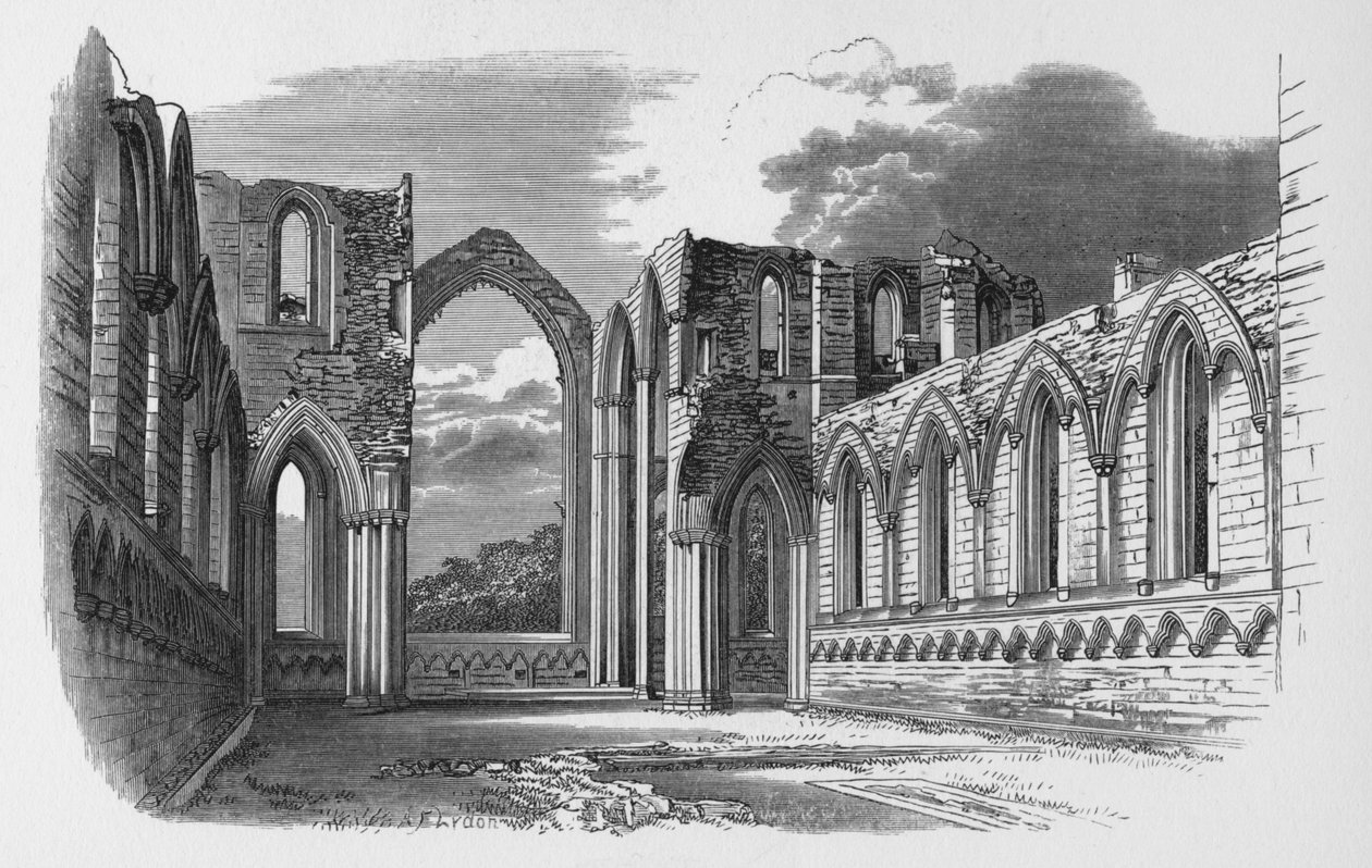 Kören, Fountains Abbey, c1880, 1897 av Alexander Francis Lydon