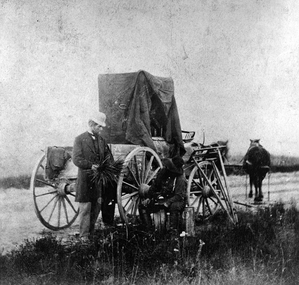 Alexander Gardners mörkrum på hjul, 1867 av Alexander Gardner