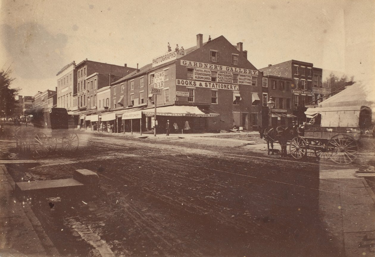Gardners Gallery, 7th and D Streets, Washington, D.C., 1864. av Alexander Gardner
