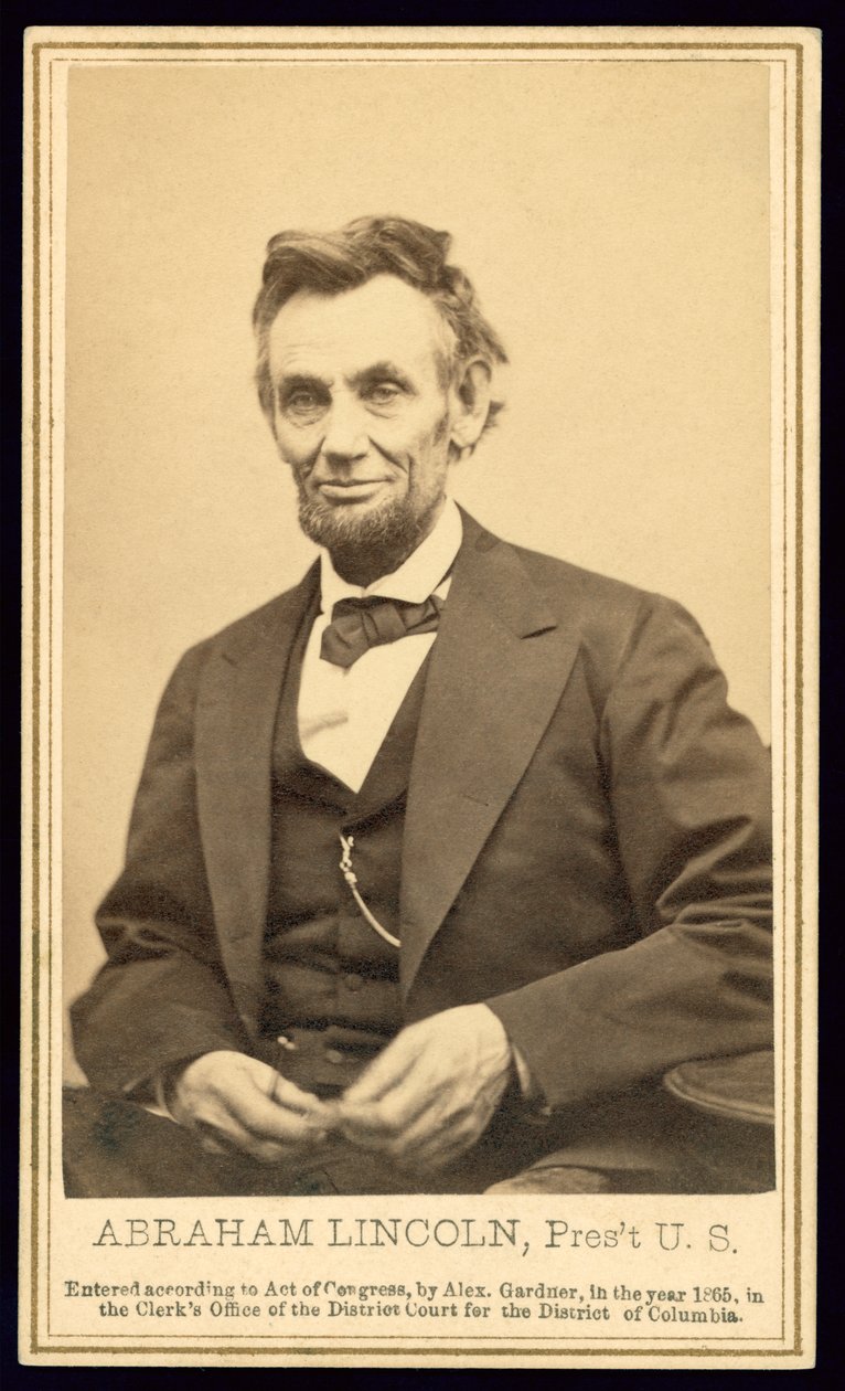Porträtt av Lincoln av Alexander Gardner av Alexander Gardner