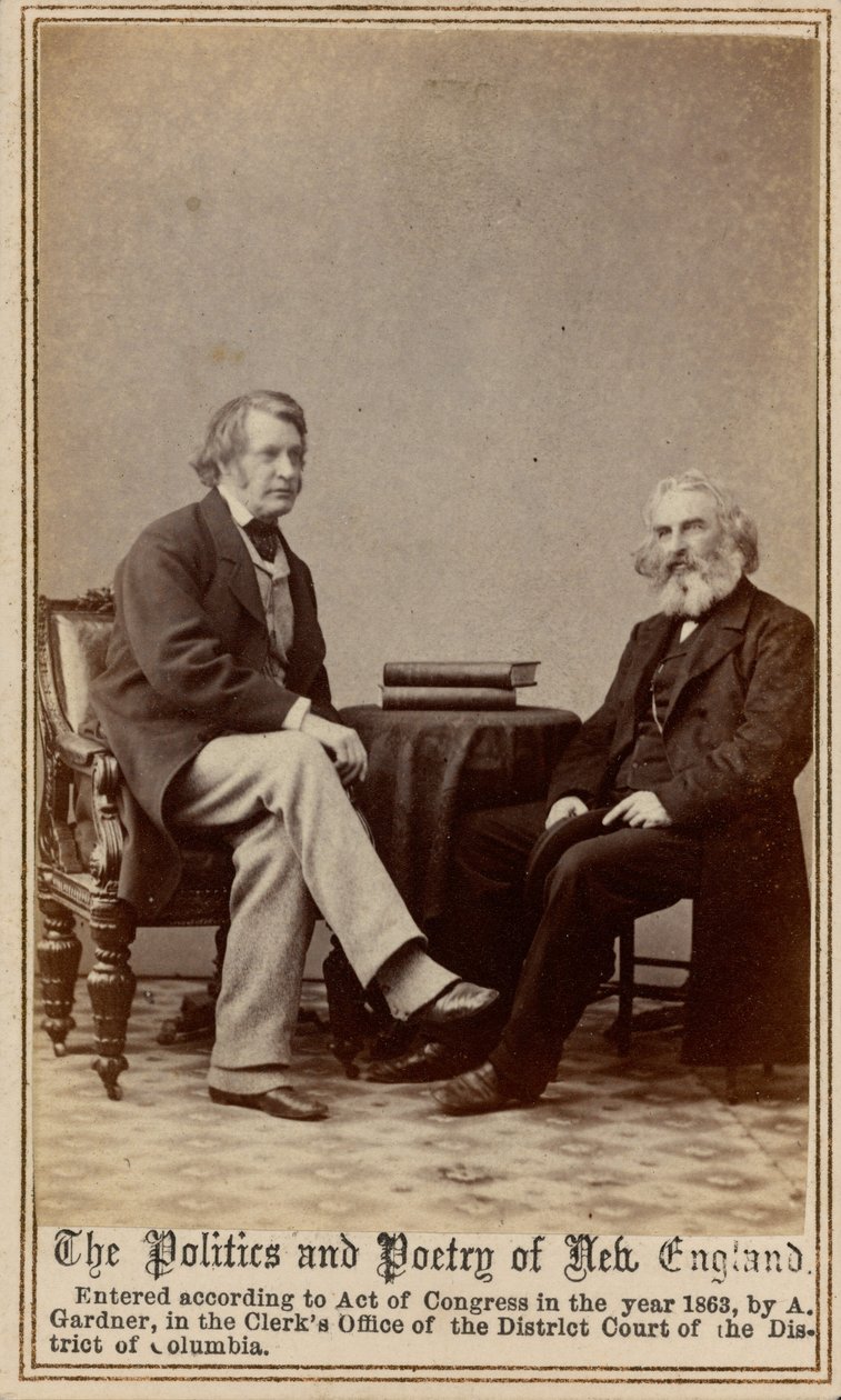 The Politics and Poetry of New England,1863 (foto) av Alexander Gardner