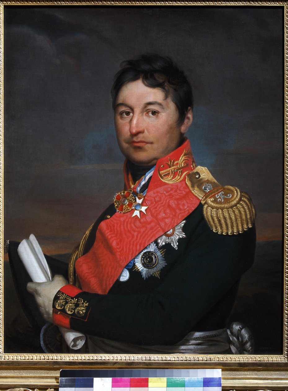 General Alexandre Dmitrievitch Balachov - Porträtt av general Alexander Dmitriyevich Balashov (1770-1837) - Alexander Grigoryevich Varnek (1782-1843). Olja på duk av Alexander Grigoryevich Vanek