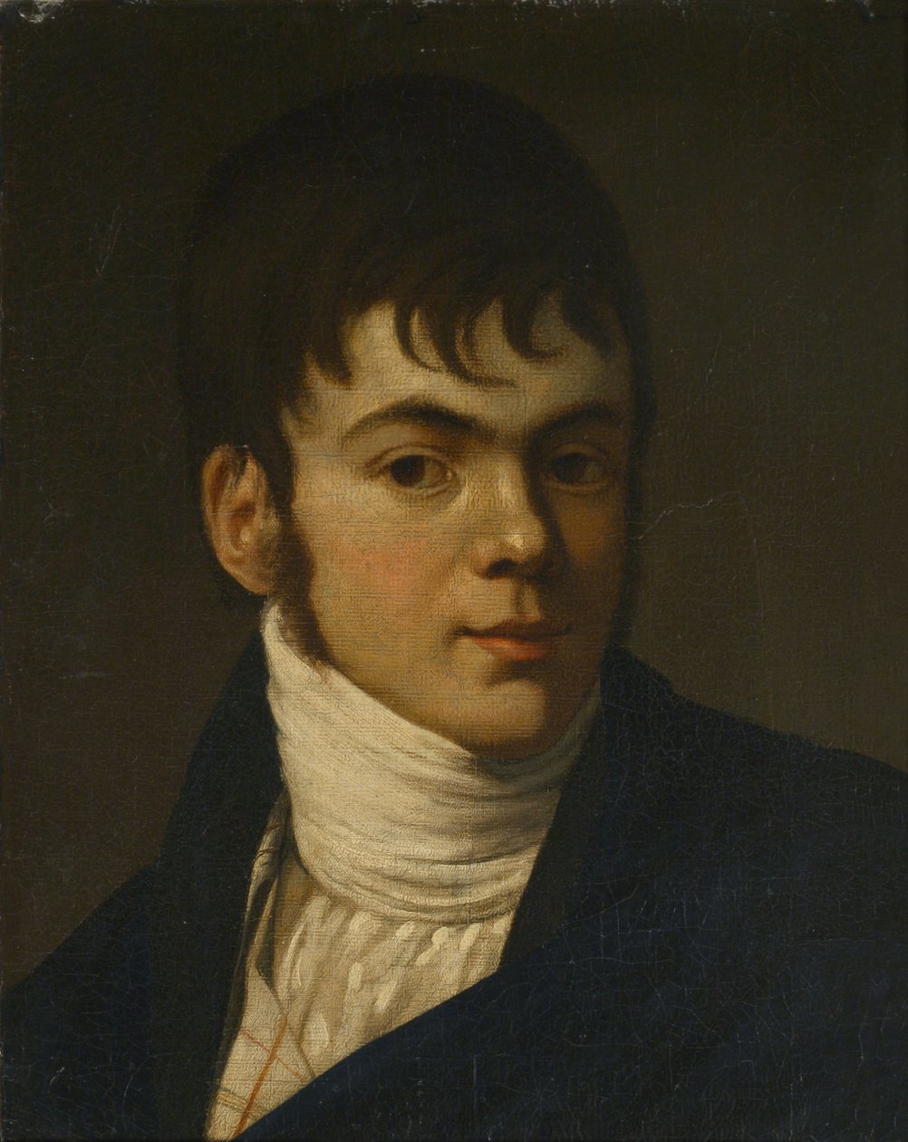 Porträtt av Alexander Khristoforovitj Vostokov 1781-1864, 1803-1804 av Alexander Grigoryevich Varnek