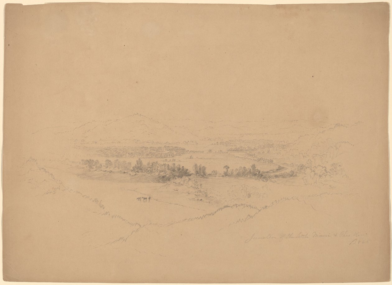 Miami och Ohio Rivers av Alexander Helwig Wyant