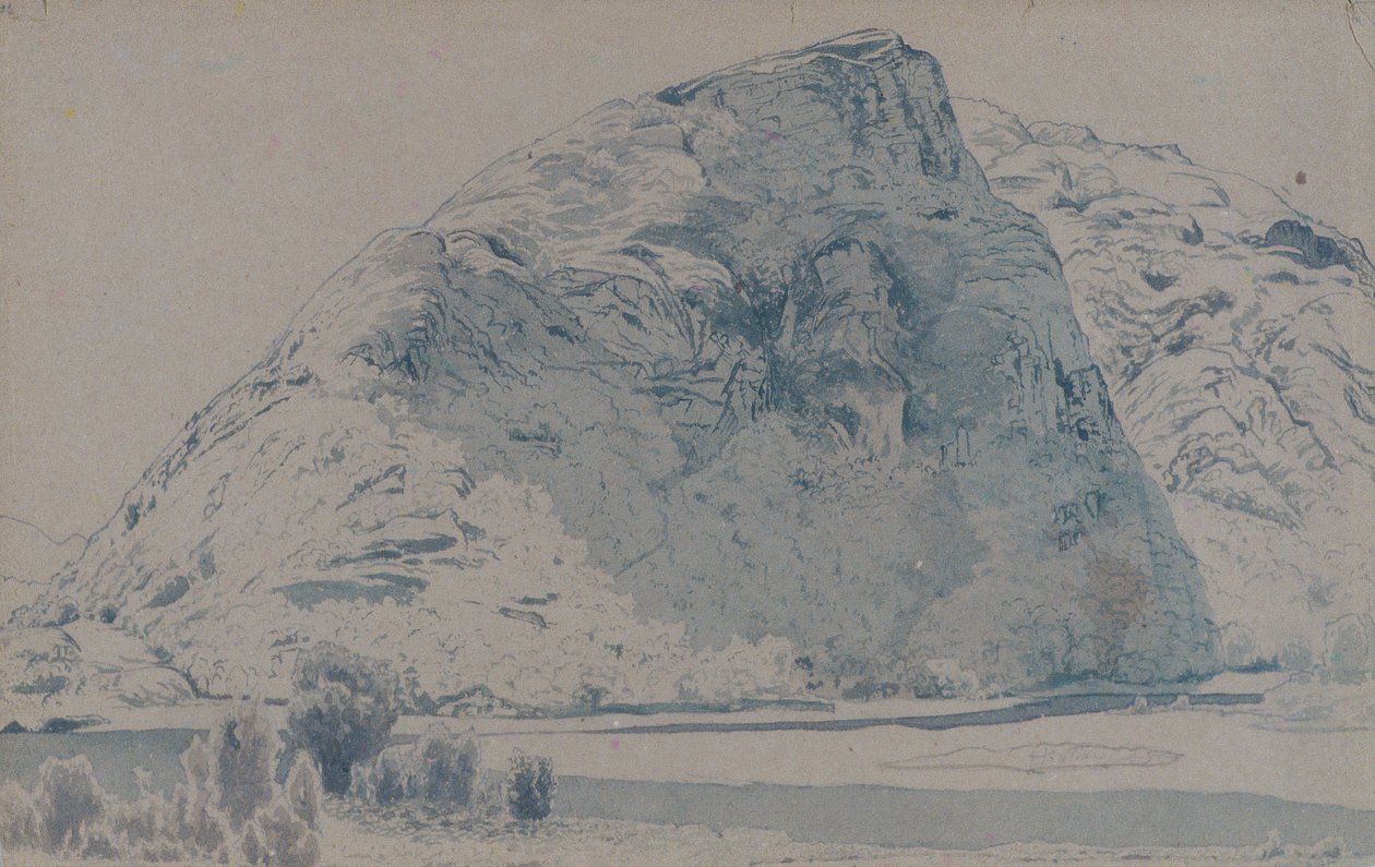 Bergslandskap,. av Alexander Helwig Wyant