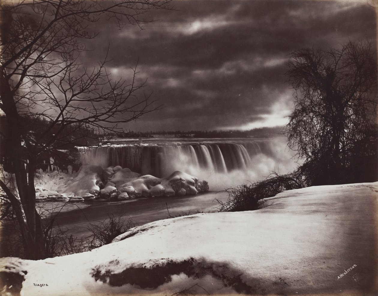 Falls of Niagara, 1860-talet. av Alexander Henderson
