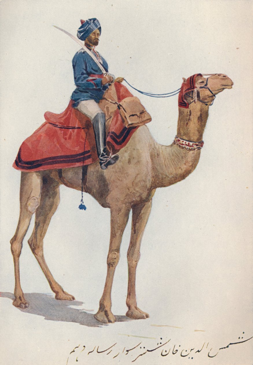 A Camel-Sowar of the 10th Bengal Lancers, c1880 1905. av Alexander Henry Hallam Murray