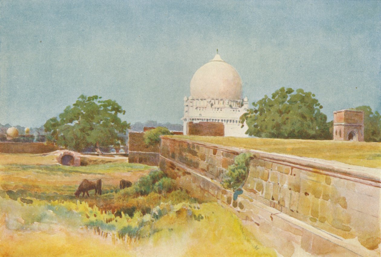En namnlös grav, Bijapur, c1880 1905. av Alexander Henry Hallam Murray