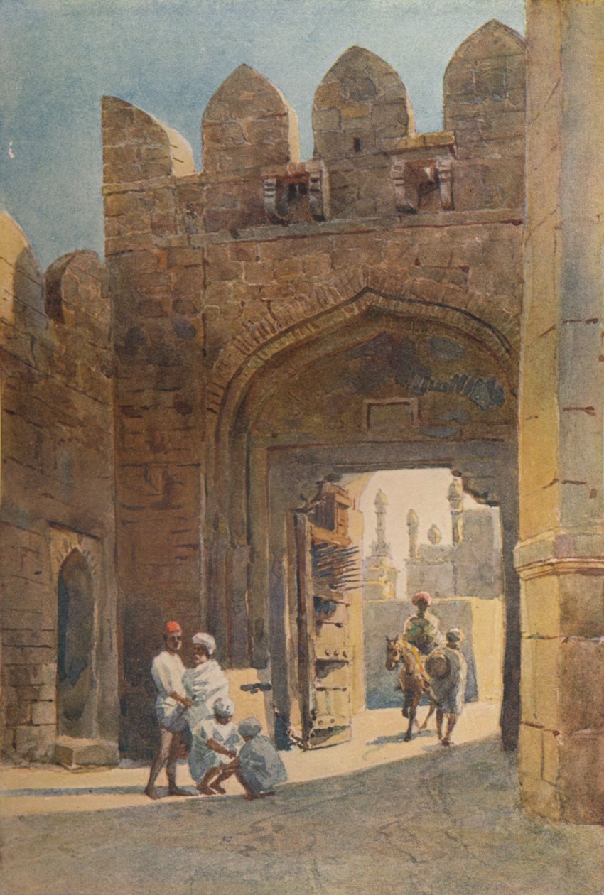 Shahpur-porten, Bijapur, c1880 1905. av Alexander Henry Hallam Murray