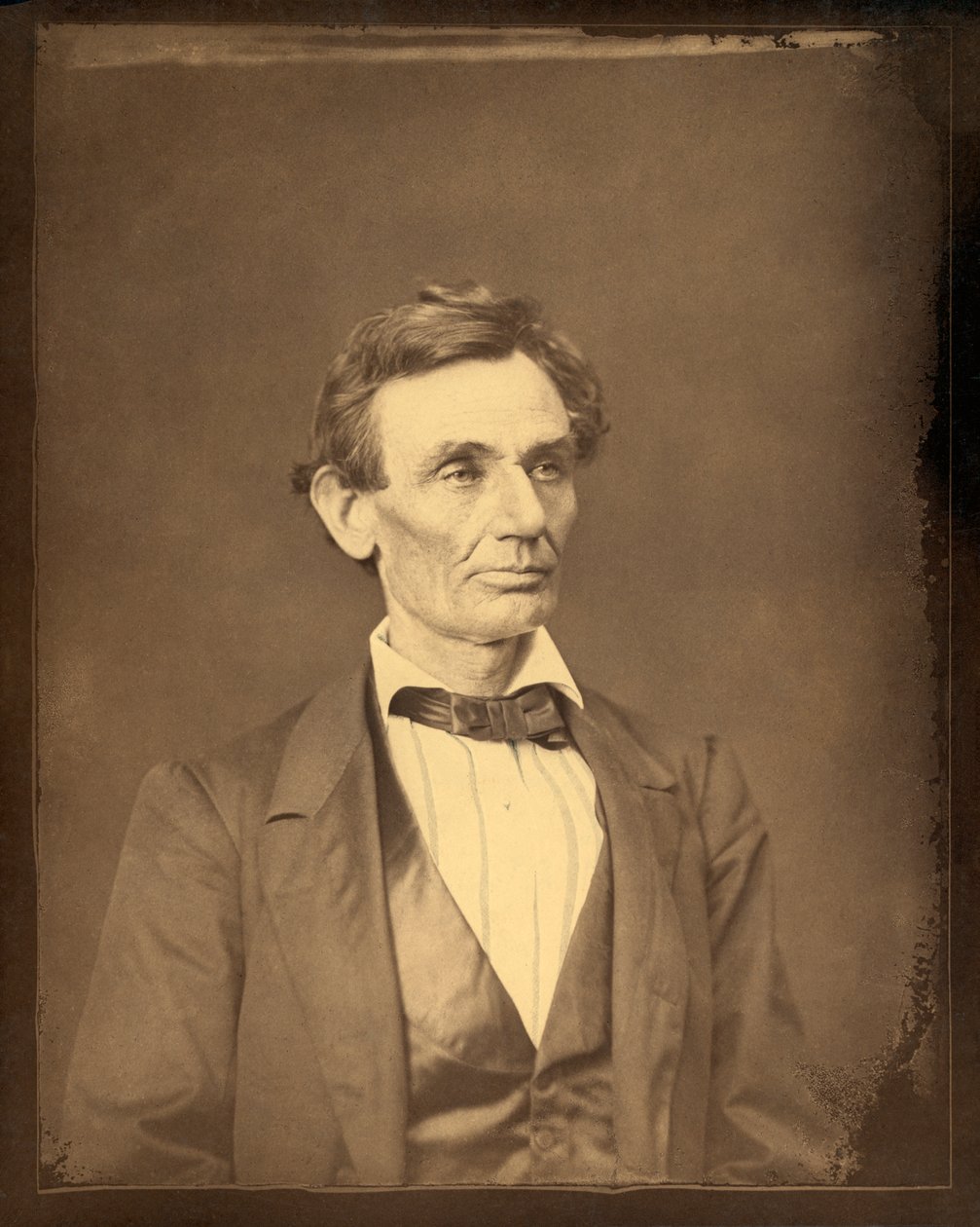 Porträtt av Lincoln som presidentkandidat av Alexander Hesler