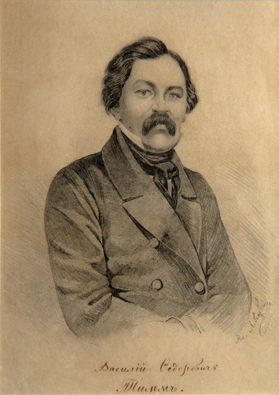 Porträtt av målaren Vasilij Fjodorovich Georg Wilhelm Timm 1820-1895 av Alexander Ignatyevich Lebedev