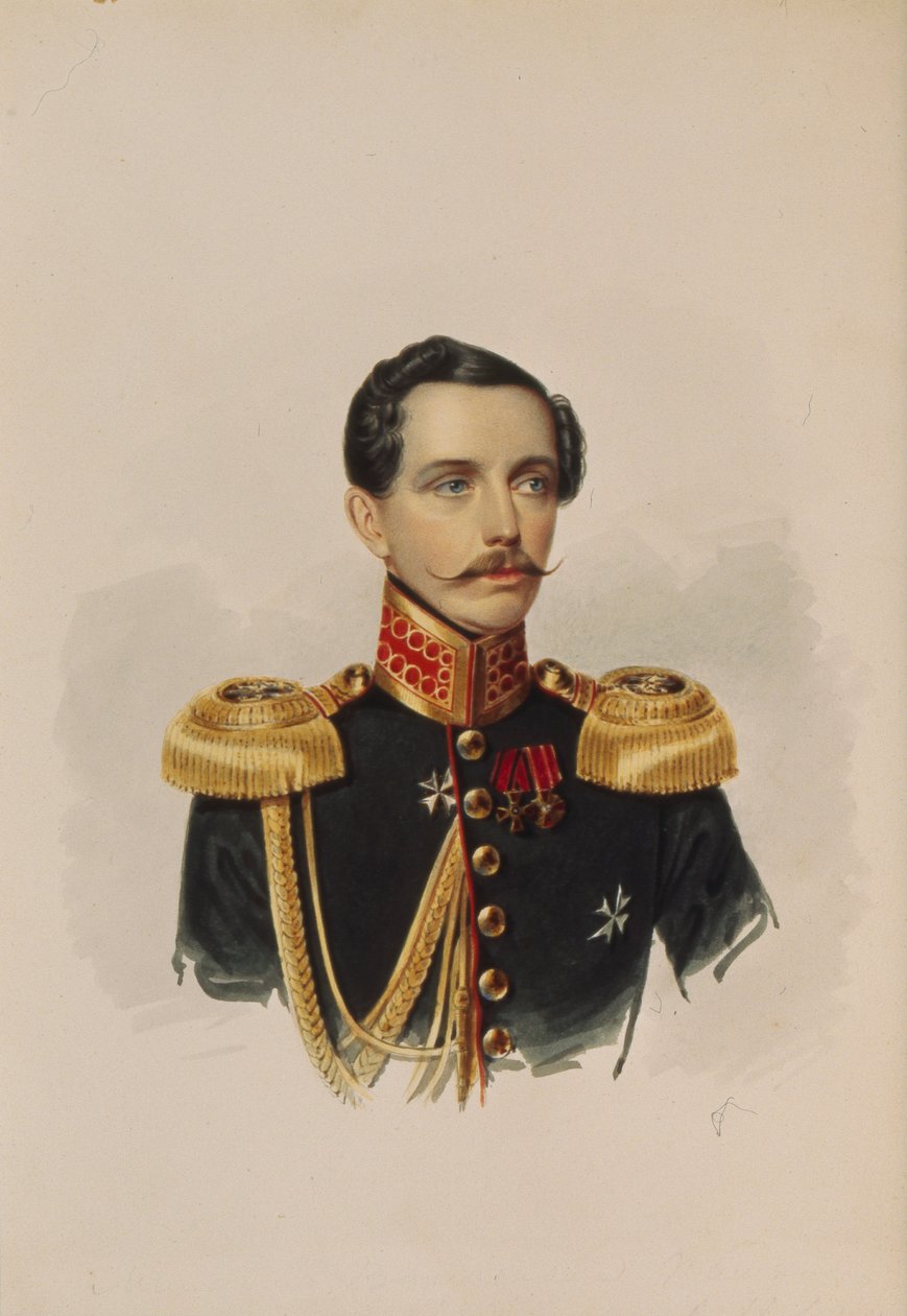 Porträtt av Mikhail Vasilyevich Pashkov 1802-1863, 1838 av Alexander Ivanovich Klünder