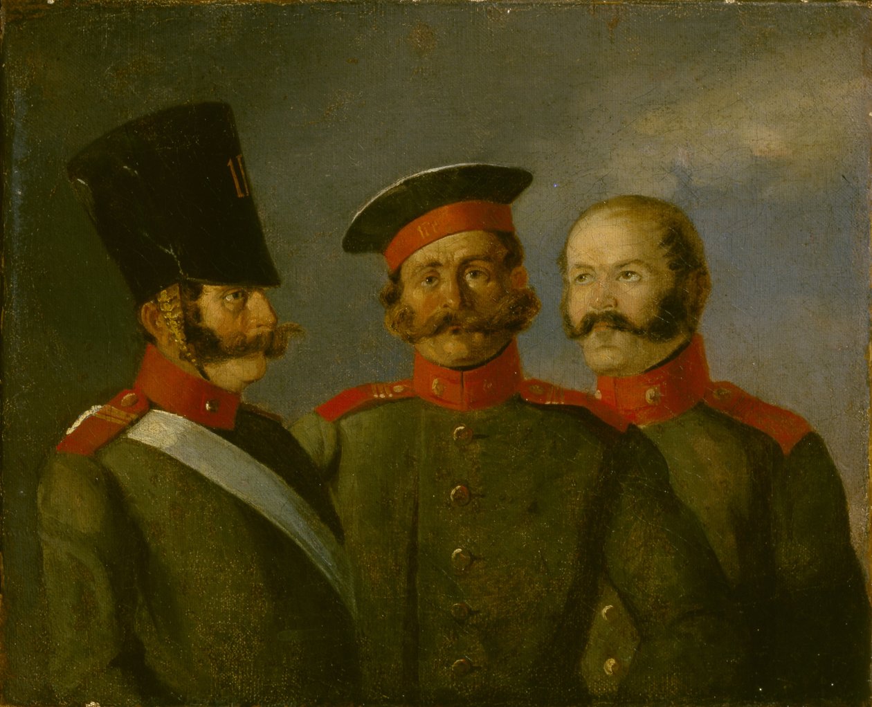 Tsarerna Nicholas II Lifeguards, andra kvartalet av 1800-talet av Alexander Ivanovich Sauerweid