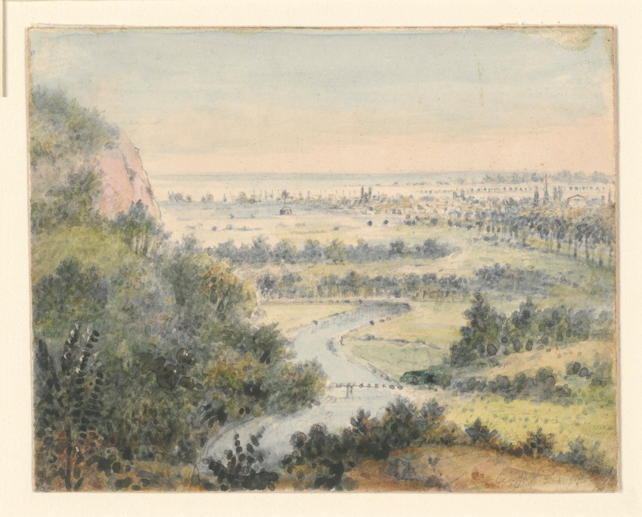 New Haven från East Rock av Alexander Jackson Davis