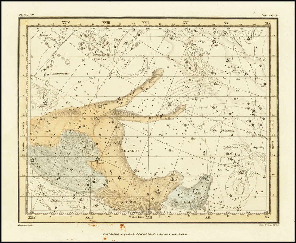1822 - Alexander Jamieson - Pegasus och Equuleus av Alexander Jamieson