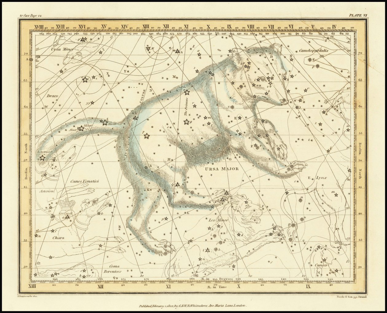 1822 - Alexander Jamieson - Ursa Major - Stora björnen av Alexander Jamieson