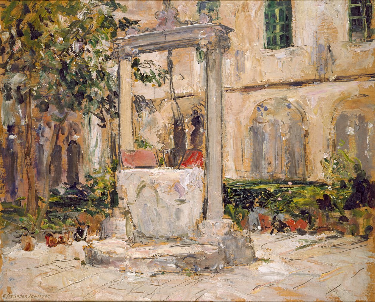 Dominikanerklostrets kloster, Dubrovnik, tidigt 1900-tal av Alexander Jamieson