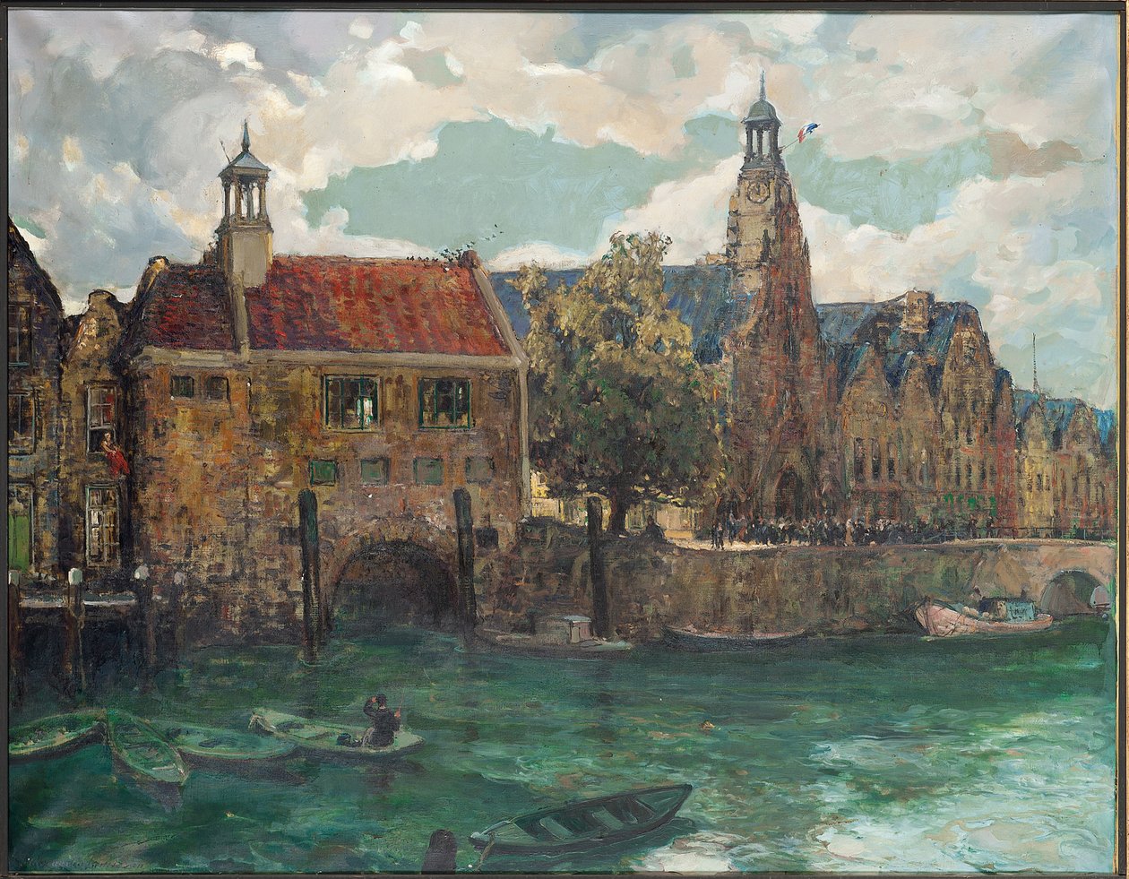 Söndag, middag i Rotterdam (olja på duk) av Alexander Jamieson
