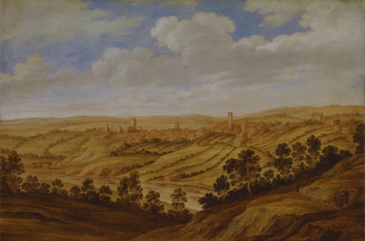 Richmond Castle, Yorkshire av Alexander Keirincx