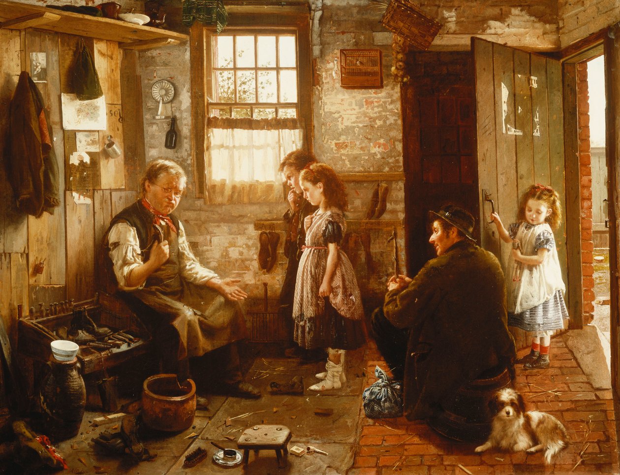 Ängsliga ögonblick, 1871 av Alexander M. Rossi